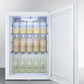 Summit Compact Built-In All-Refrigerator in White