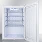 Summit Compact Built-In All-Refrigerator in White