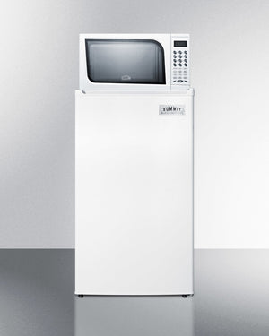 Summit Compact Refrigerator-Freezer-Microwave Combination Unit With Automatic Defrost
