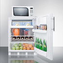 Summit Compact Refrigerator-Freezer-Microwave Unit With Dual Evaporator Cooling