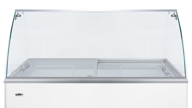 Summit Glass Sneeze Guard Kit for User Installation on NOVA35 Freezer