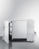 Summit Outdoor Cart with Refrigerator