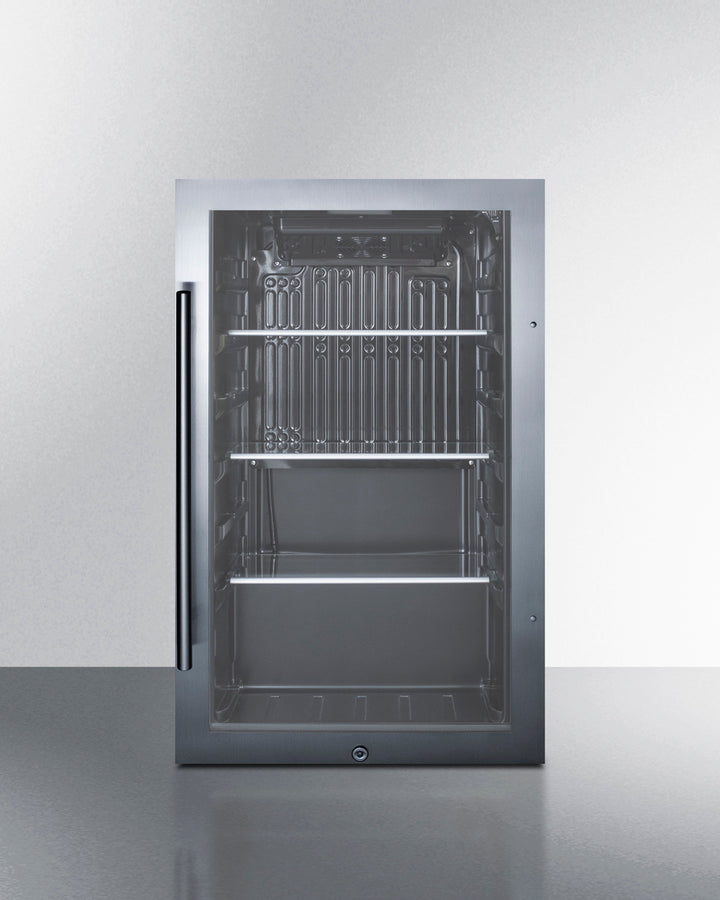 Summit Shallow Depth Indoor/Outdoor Beverage Cooler, ADA Compliant
