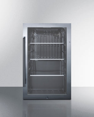 Summit Shallow Depth Indoor/Outdoor Beverage Cooler