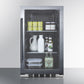 Summit Shallow Depth Indoor/Outdoor Beverage Cooler