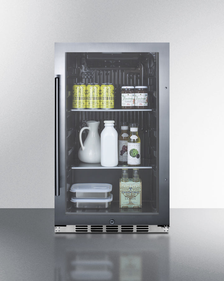 Summit Shallow Depth Indoor/Outdoor Beverage Cooler