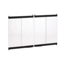 Superior 48" Masonry Ceramic Glass Bi-Fold Door, Ebony - BDMO48EA