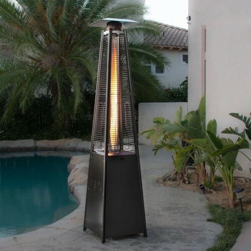 Luminesce Outdoor Propane Pyramid Patio Heater Fire Pit Heat Lamp - Morealis