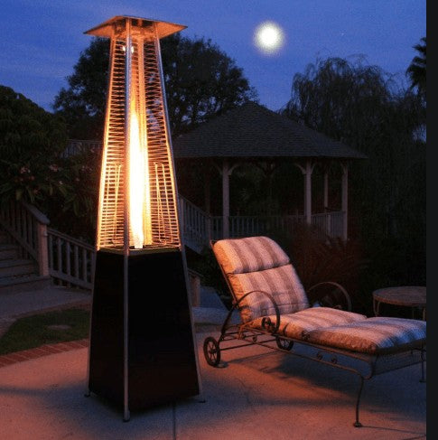 Luminesce Outdoor Propane Pyramid Patio Heater Fire Pit Heat Lamp - Morealis