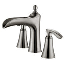 Vinnova Ukiah Two Handle 8 Inch Widespread Bathroom Faucet Brushed Nickel Finish