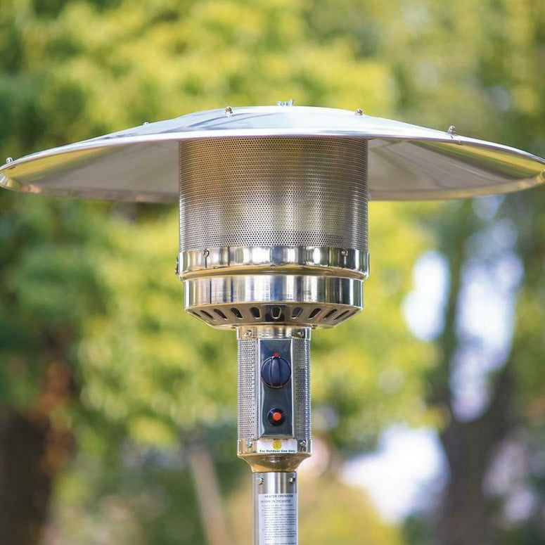 Portable Outdoor Patio Heater Propane Gas Fire Pit Space Heater 48000BTU - Morealis