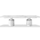 Whiteline Mods - Geneva Large Dining Table DT1640XL - PrimeFair